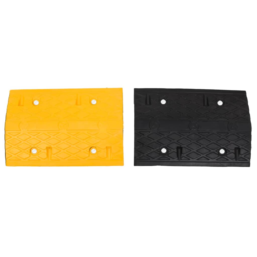 Dossi 5 pz Giallo e Nero 97x32,5x4 cm in Gomma
