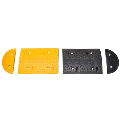 Dosso Giallo e Nero 517x32,5x4 cm in Gomma