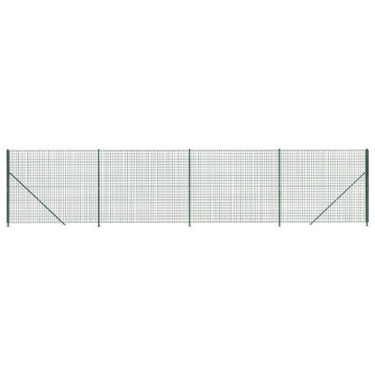 Recinzione Metallica con Flangia Verde 2,2x10 m