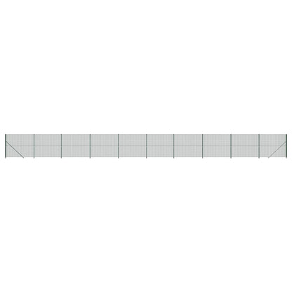 Recinzione Metallica con Flangia Verde 1,6x25 m