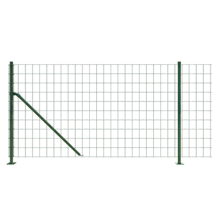 Recinzione Metallica con Flangia Verde 1x25 m