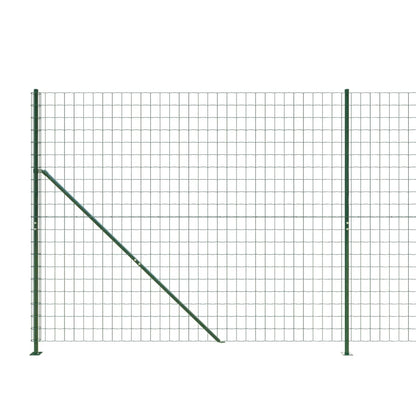 Recinzione Metallica con Flangia Verde 1,8x25 m