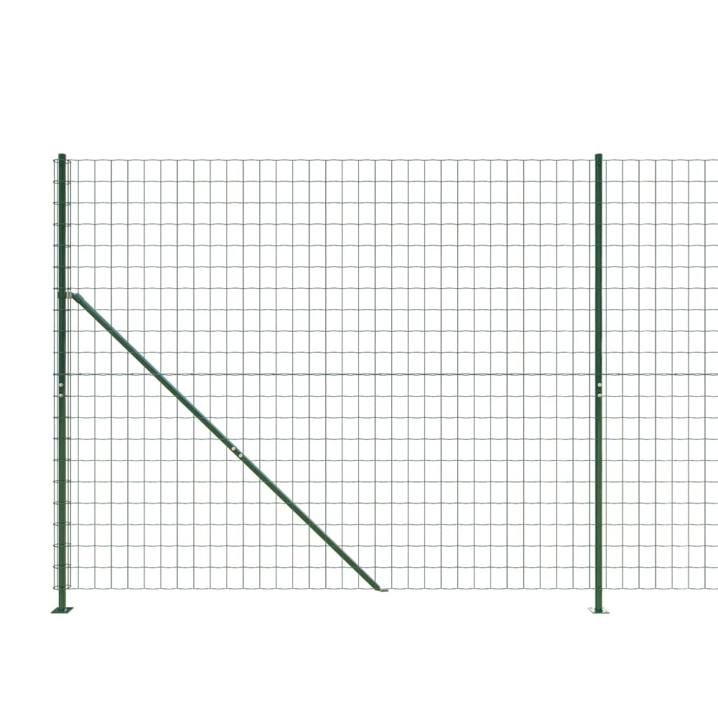Recinzione Metallica con Flangia Verde 1,8x25 m