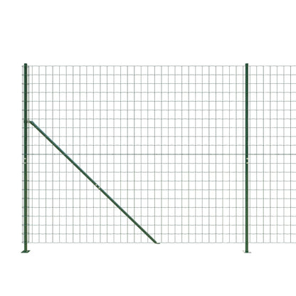 Recinzione Metallica con Flangia Verde 2x25 m