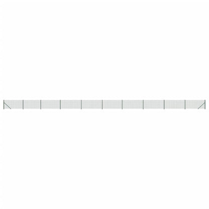 Recinzione Metallica con Flangia Verde 0,8x25 m