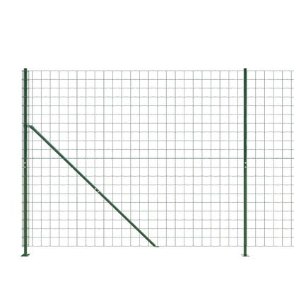 Recinzione Metallica con Flangia Verde 2x25 m