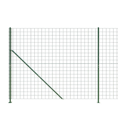 Recinzione Metallica con Flangia Verde 2,2x25 m