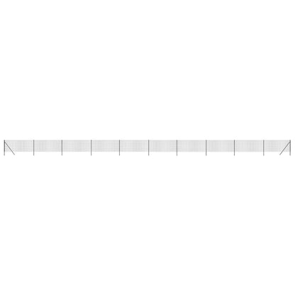 Recinzione Metallica Antracite 1x25 m in Acciaio Zincato