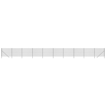 Recinzione Metallica Antracite 1,8x25 m in Acciaio Zincato