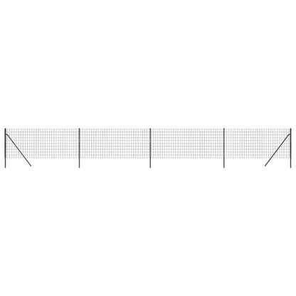Recinzione Metallica Antracite 1x10 m in Acciaio Zincato
