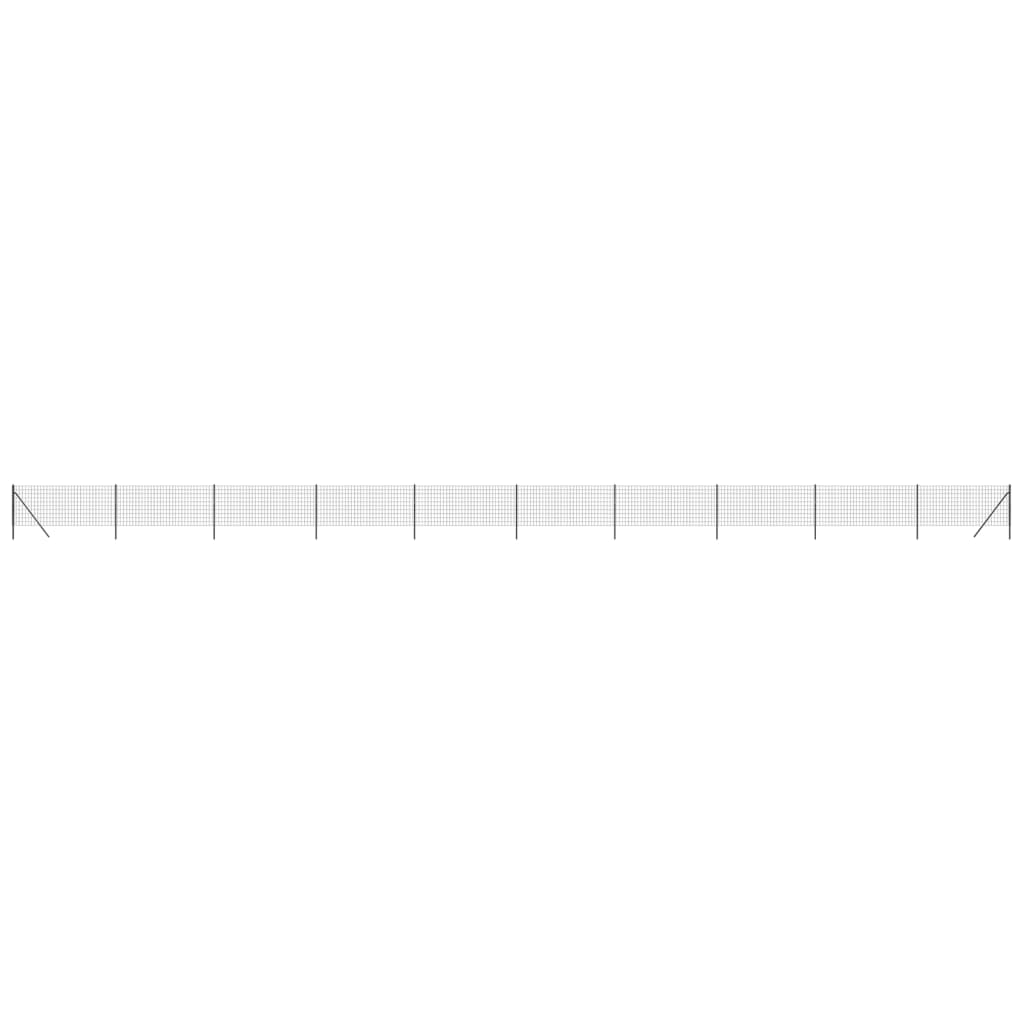 Recinzione Metallica Antracite 1x25 m in Acciaio Zincato