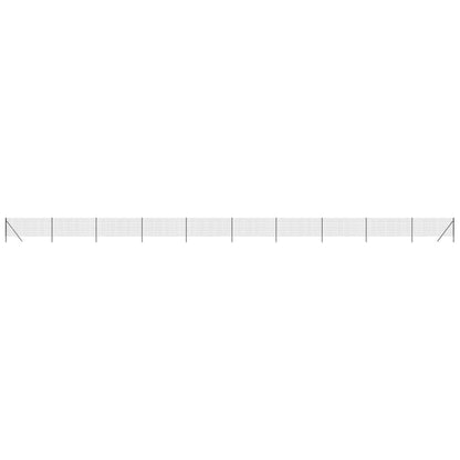 Recinzione Metallica Antracite 1x25 m in Acciaio Zincato