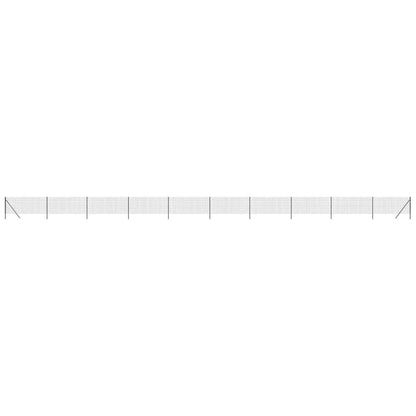 Recinzione Metallica Antracite 1,1x25 m in Acciaio Zincato