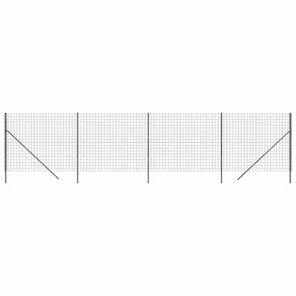 Recinzione Metallica Antracite 2,2x10 m in Acciaio Zincato