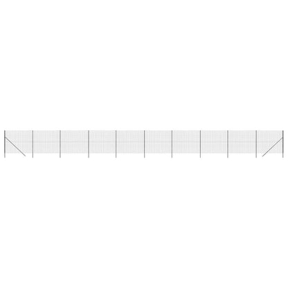 Recinzione Metallica Antracite 2,2x25 m in Acciaio Zincato