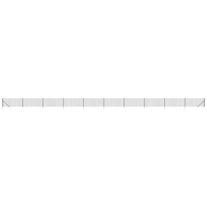 Recinzione Metallica con Picchetti Ancoraggio Antracite 1x25 m