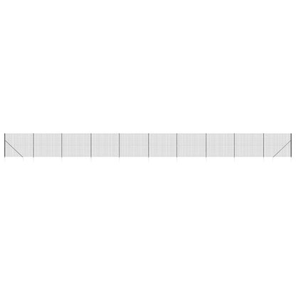 Recinzione Metallica con Picchetti Ancoraggio Antracite 1,8x25m