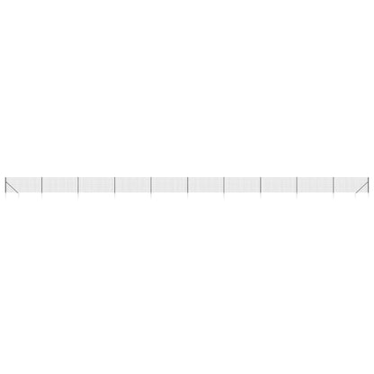 Recinzione Metallica con Picchetti Ancoraggio Antracite 0,8x25m