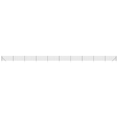 Recinzione Metallica con Picchetti Ancoraggio Antracite 1x25 m