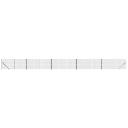 Recinzione Metallica con Picchetti Ancoraggio Antracite 1,6x25m
