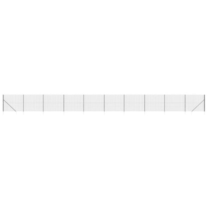 Recinzione Metallica con Picchetti Ancoraggio Antracite 2,2x25m