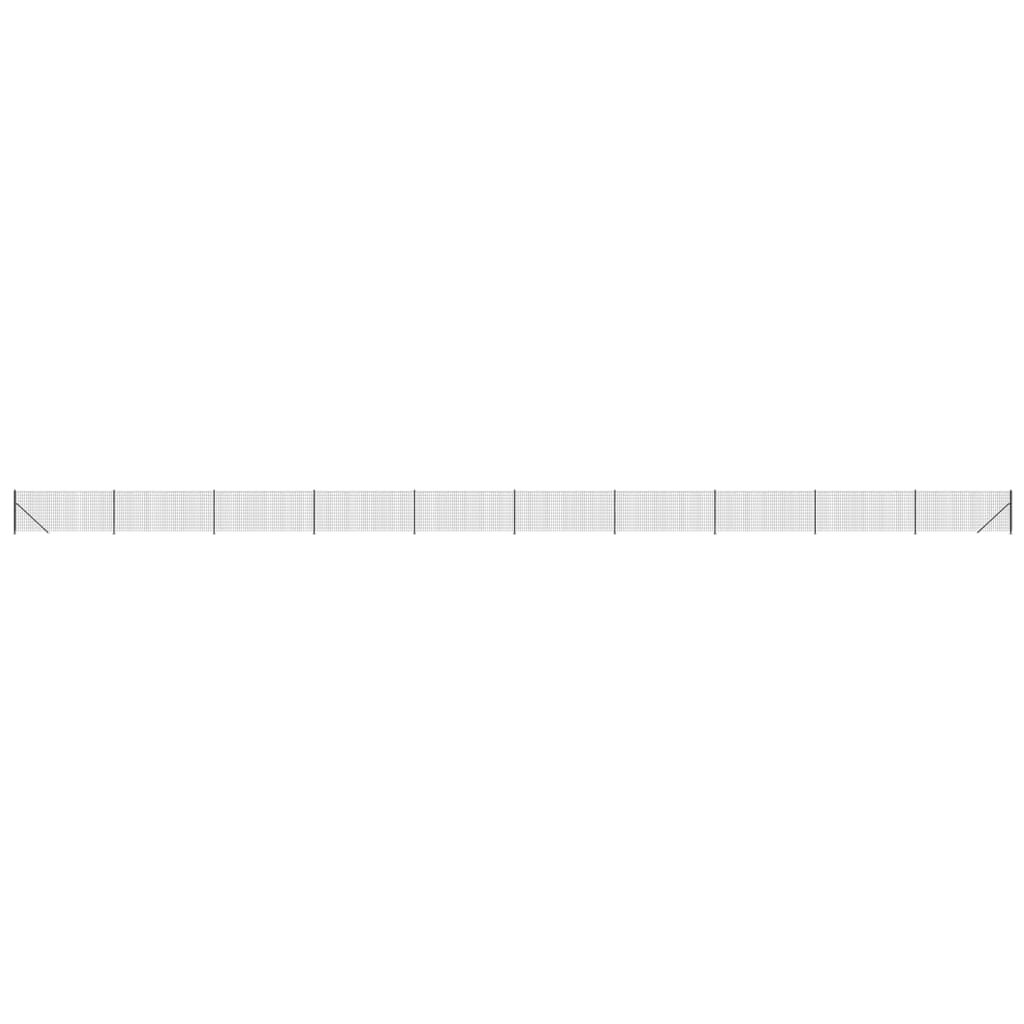 Recinzione Metallica con Flangia Antracite 1x25 m