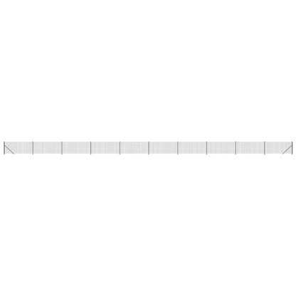 Recinzione Metallica con Flangia Antracite 1x25 m