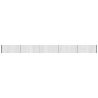 Recinzione Metallica con Flangia Antracite 1,6x25 m