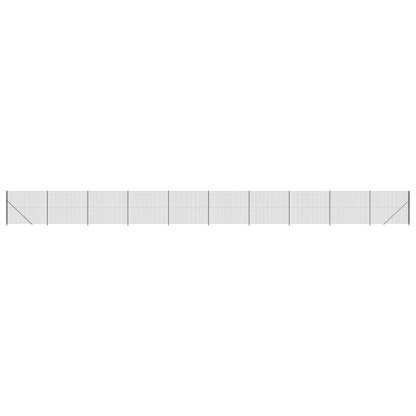 Recinzione Metallica con Flangia Antracite 1,8x25 m