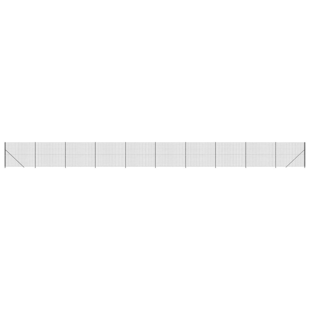 Recinzione Metallica con Flangia Antracite 2x25 m