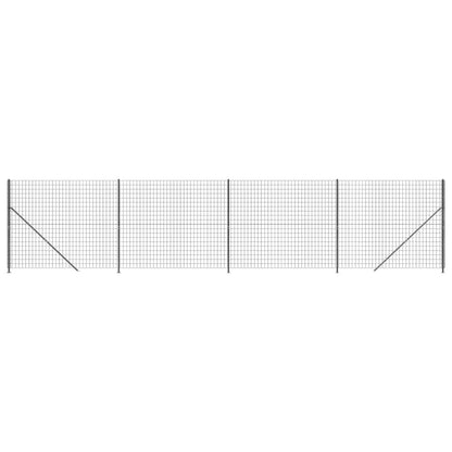 Recinzione Metallica con Flangia Antracite 2x10 m