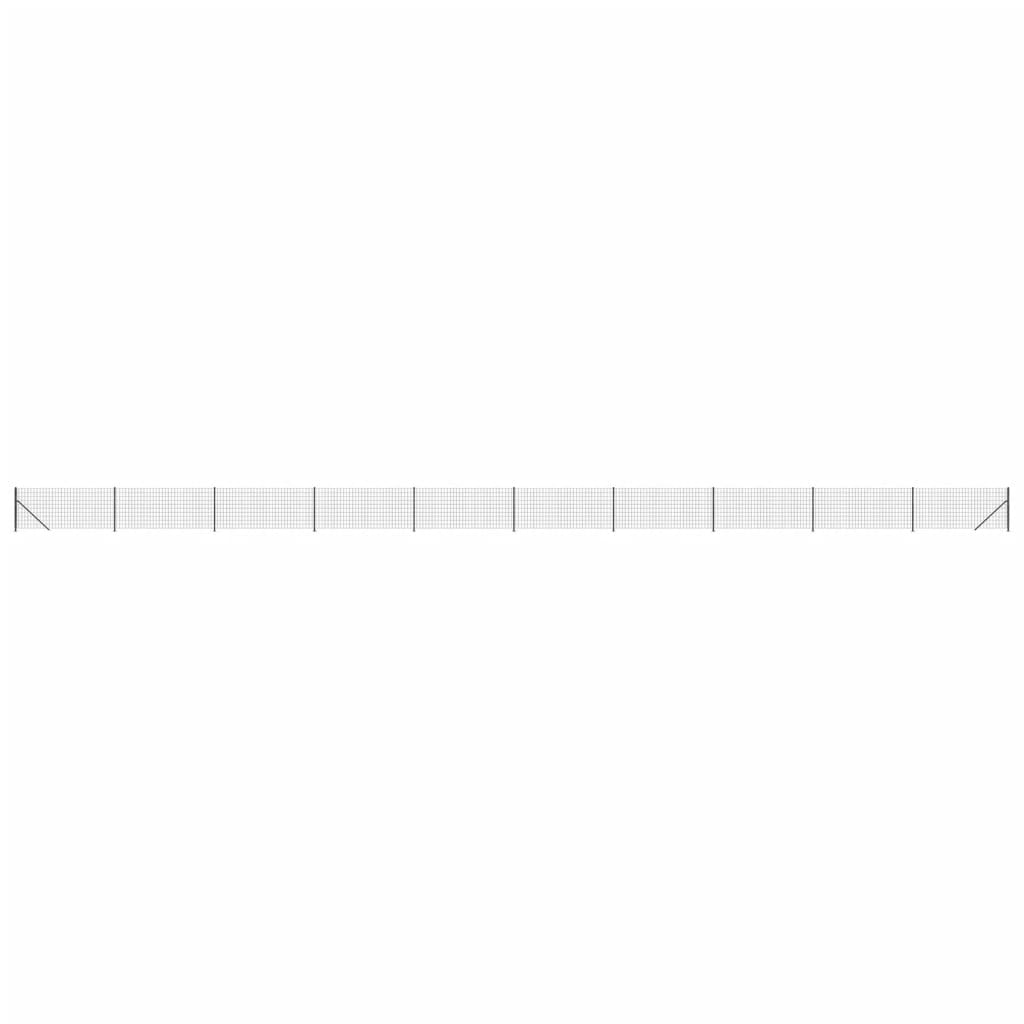 Recinzione Metallica con Flangia Antracite 1x25 m