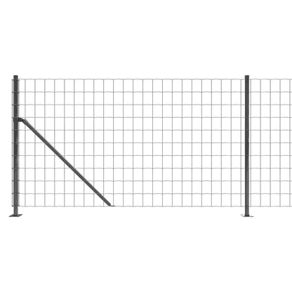 Recinzione Metallica con Flangia Antracite 1x25 m
