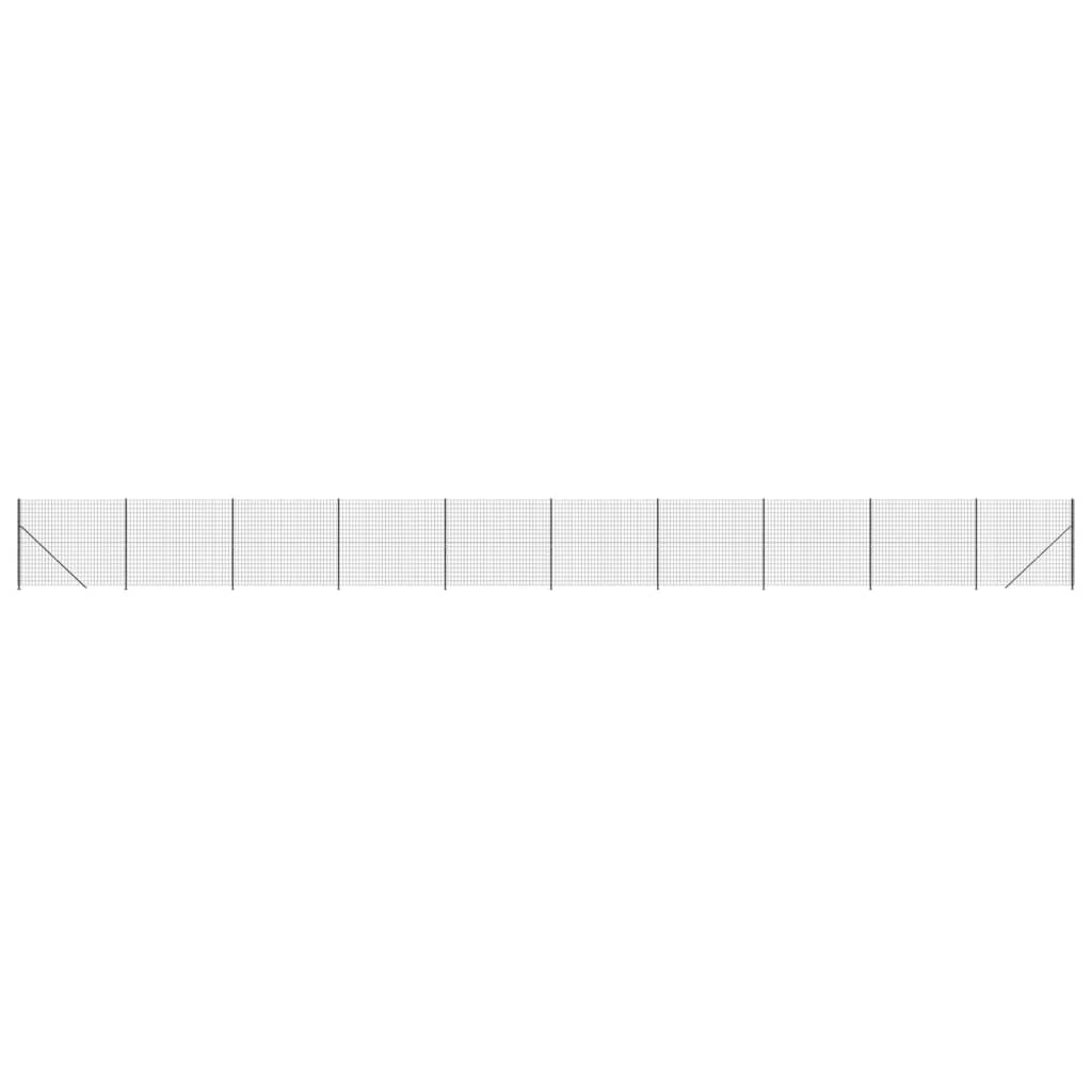 Recinzione Metallica con Flangia Antracite 1,6x25 m
