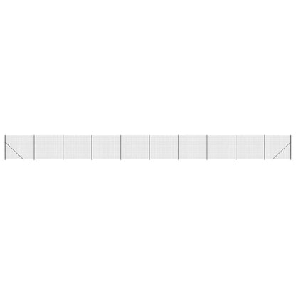 Recinzione Metallica con Flangia Antracite 1,6x25 m