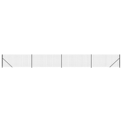 Recinzione Metallica con Flangia Antracite 1x10 m