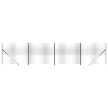 Recinzione Metallica con Flangia Antracite 1,4x10 m