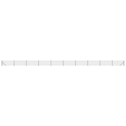 Recinzione Metallica con Flangia Antracite 0,8x25 m