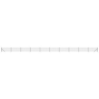 Recinzione Metallica con Flangia Antracite 1x25 m