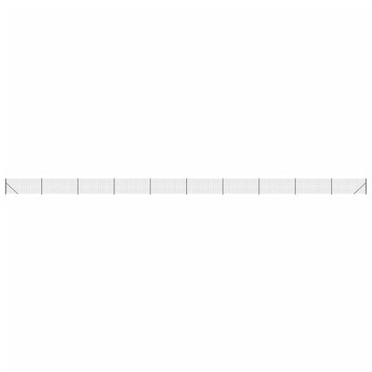 Recinzione Metallica con Flangia Antracite 1,1x25 m