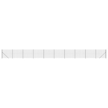 Recinzione Metallica con Flangia Antracite 1,4x25 m