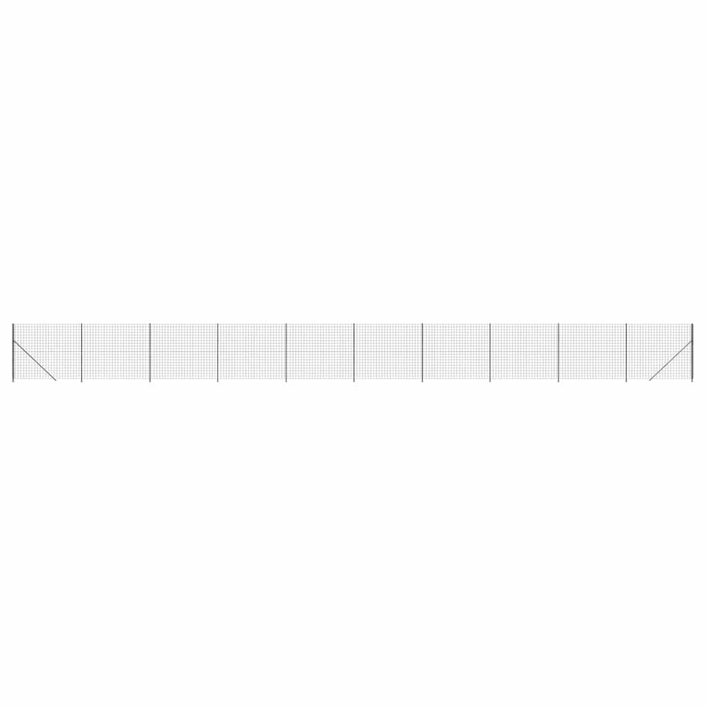 Recinzione Metallica con Flangia Antracite 1,6x25 m