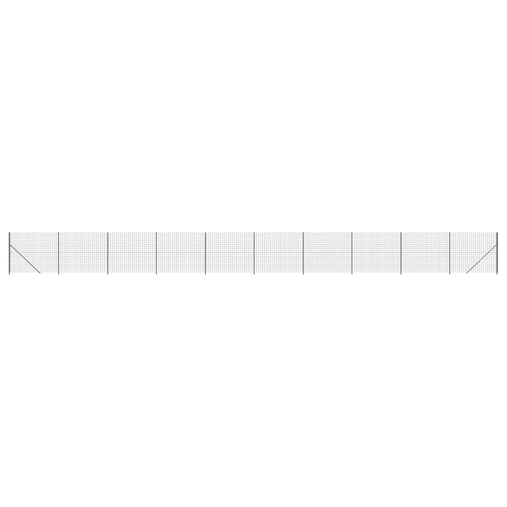 Recinzione Metallica con Flangia Antracite 1,8x25 m