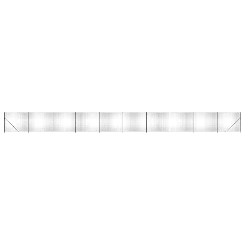 Recinzione Metallica con Flangia Antracite 1,8x25 m