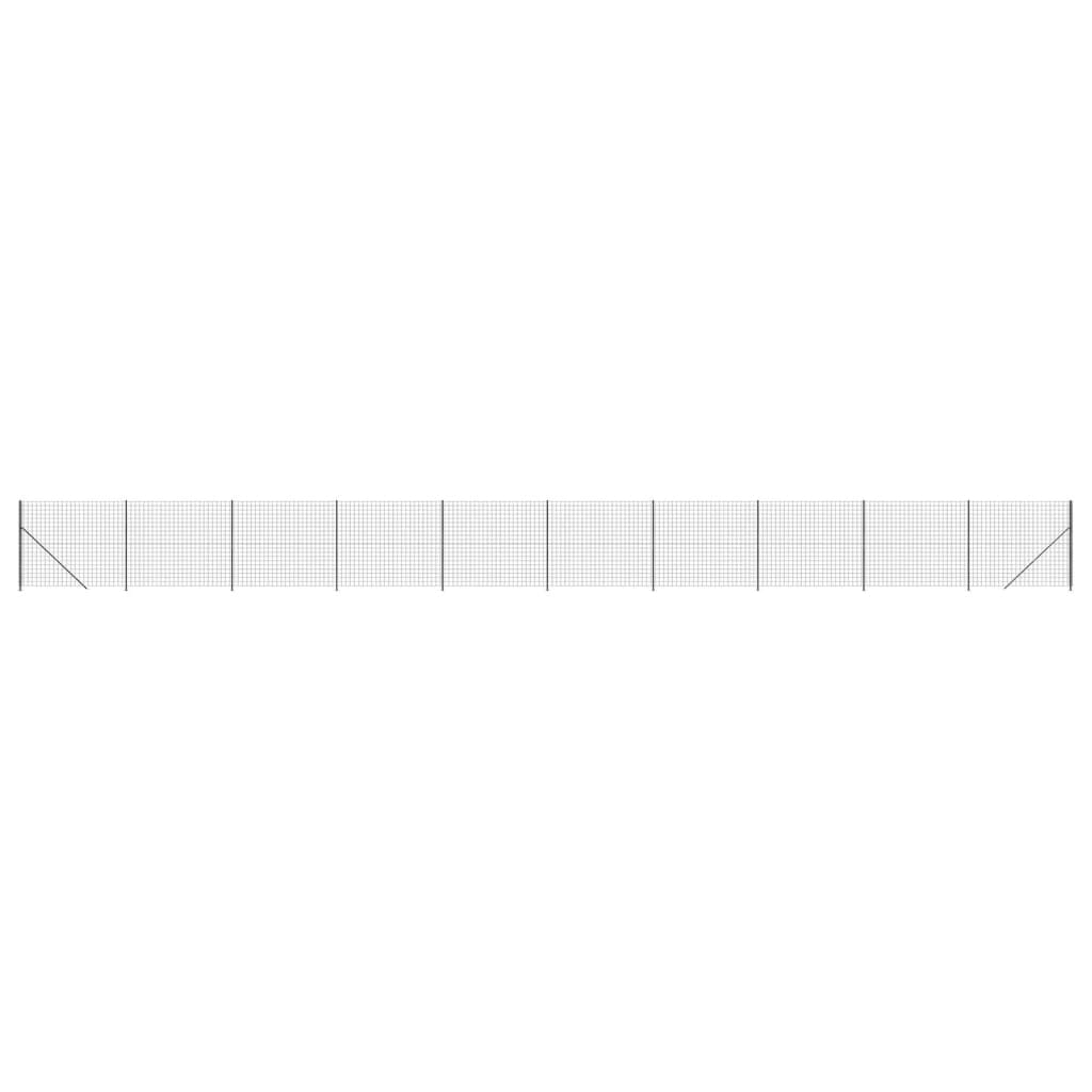 Recinzione Metallica con Flangia Antracite 2x25 m