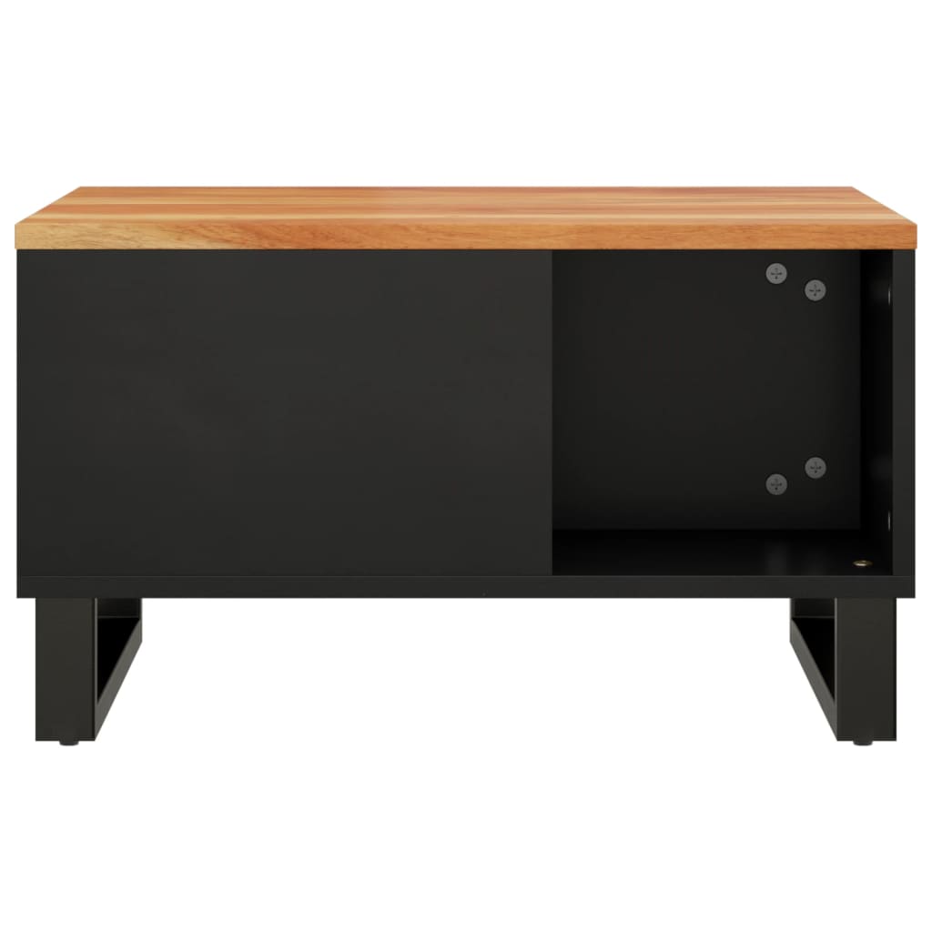 Tavolino da Salotto 60x50x35 cm in Legno Massello di Acacia
