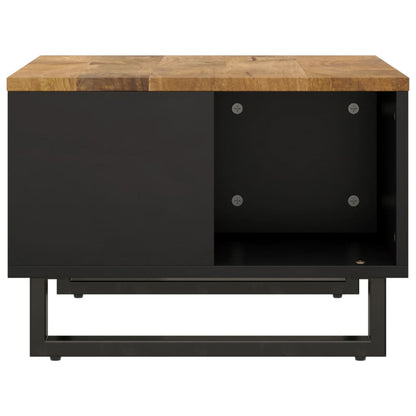 Tavolino da Salotto 60x50x35 cm in Legno Massello di Mango