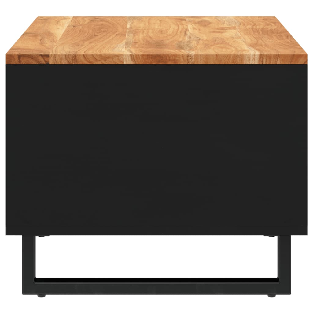 Tavolino da Salotto 90x50x40 cm in Legno Massello di Acacia
