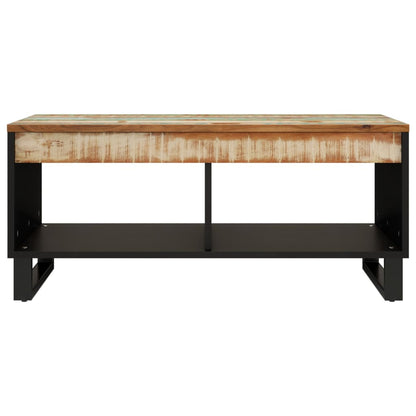 Tavolino da Salotto 90x50x40 cm in Legno Massello di Recupero