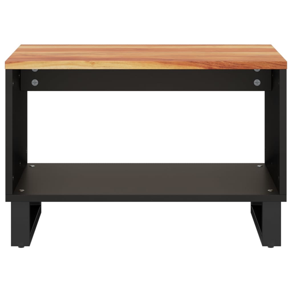 Tavolino da Salotto 60x50x40 cm in Legno Massello di Acacia